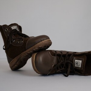 Winter brown wool boots image 4