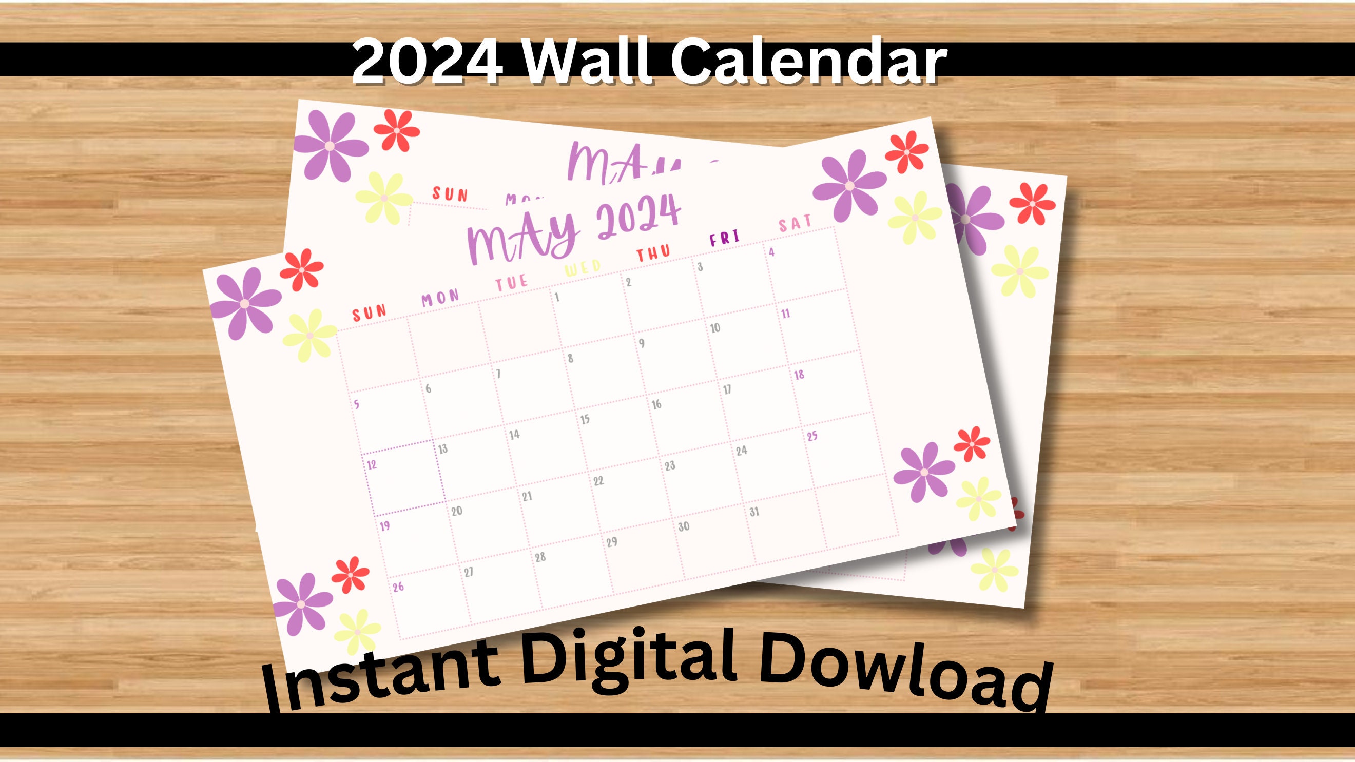 Blank May Calendar, Printable May Calendar , Classroom Calendar