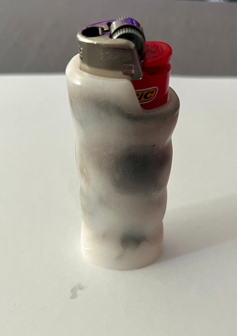 Contour Grip Hard Acrylic/resin Lighter Cases fit Full Size Plain BIC Lighters Elevate Your