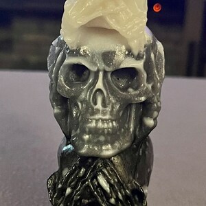 Unique Three Wise Skulls Statue - Resin 'See, Speak, Hear No Evil' Sculpture Decor