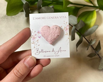 Plantable Personalized wedding seed favors- seed packet-seed paper- baby shower gift-plant me- let love grow