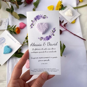 Plantable Personalized wedding seed favors- seed packet-seed paper- baby shower gift-plant me- let love grow