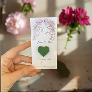 Bomboniere personalizzate per matrimoni, carta da semi, bomboniere di ringraziamento, semi di fiori di campo, ospiti di nozze piantabili, ecologiche, bomboniere per feste, bomboniere per battesimi