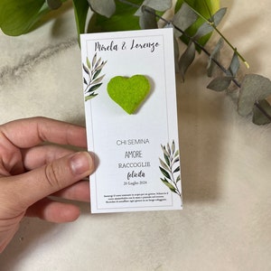 Bomboniera personale piantabile-bomboniera di nozzeBomboniere di nozze-bomboniere di semi-bomboniere di carta di semi di nozze-bomboniere di semi di nozze-bomba di semi-semi