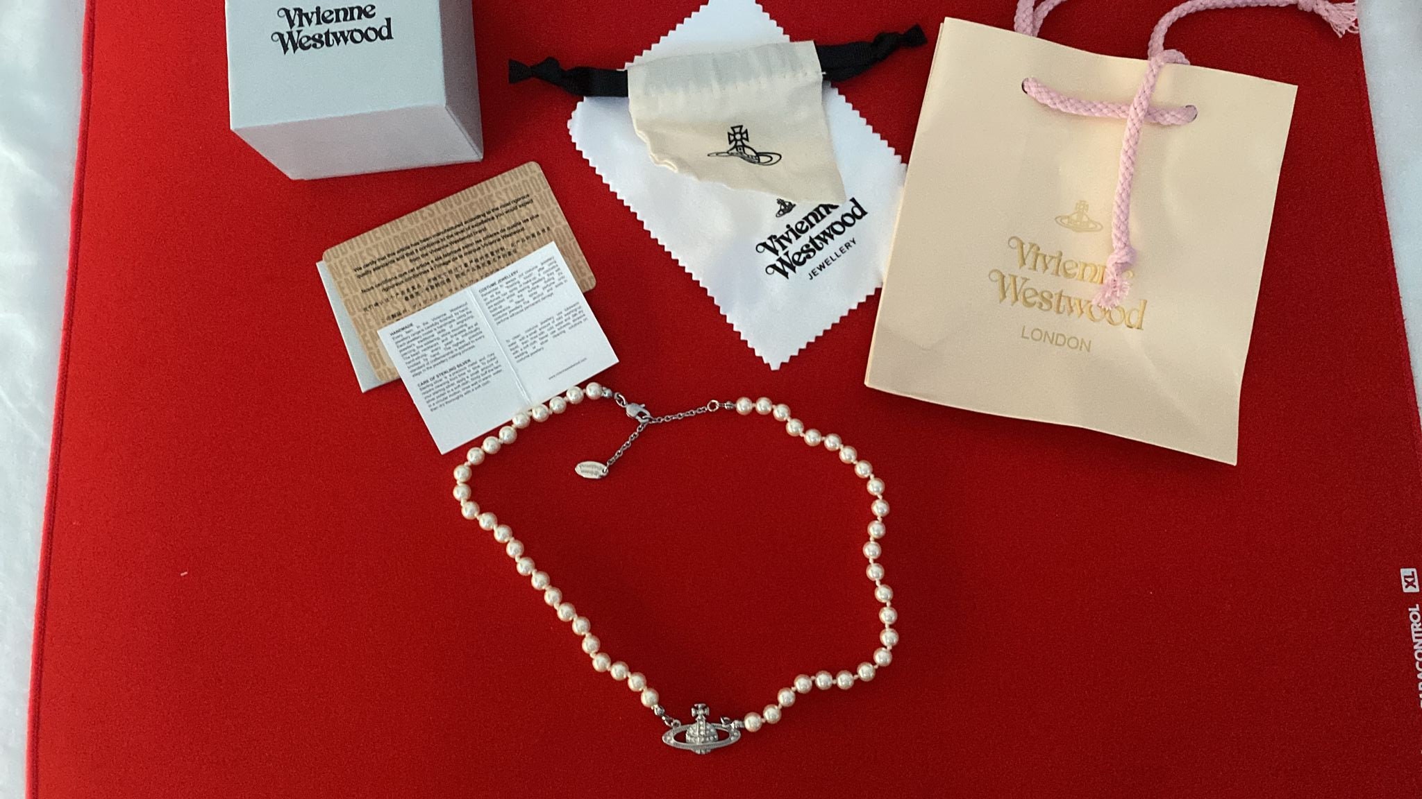 Vivienne Westwood Necklace Medium Orb Black Silver Top 6.5 x 6cm C:80cm IN  BOX | eBay
