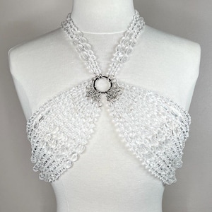 Beaded Top,Beaded Bra, Body Jewelry ,  Bralette, Handmade top