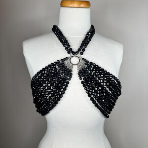 Beaded Top,Beaded Bra, Body Jewelry ,  Bralette, Handmade top