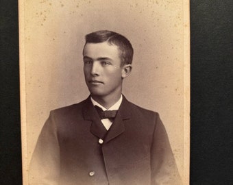 Cabinet Card Young man Otto NY 1883