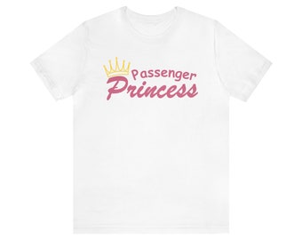 Passagier Princess Unisex T-shirt met korte mouwen