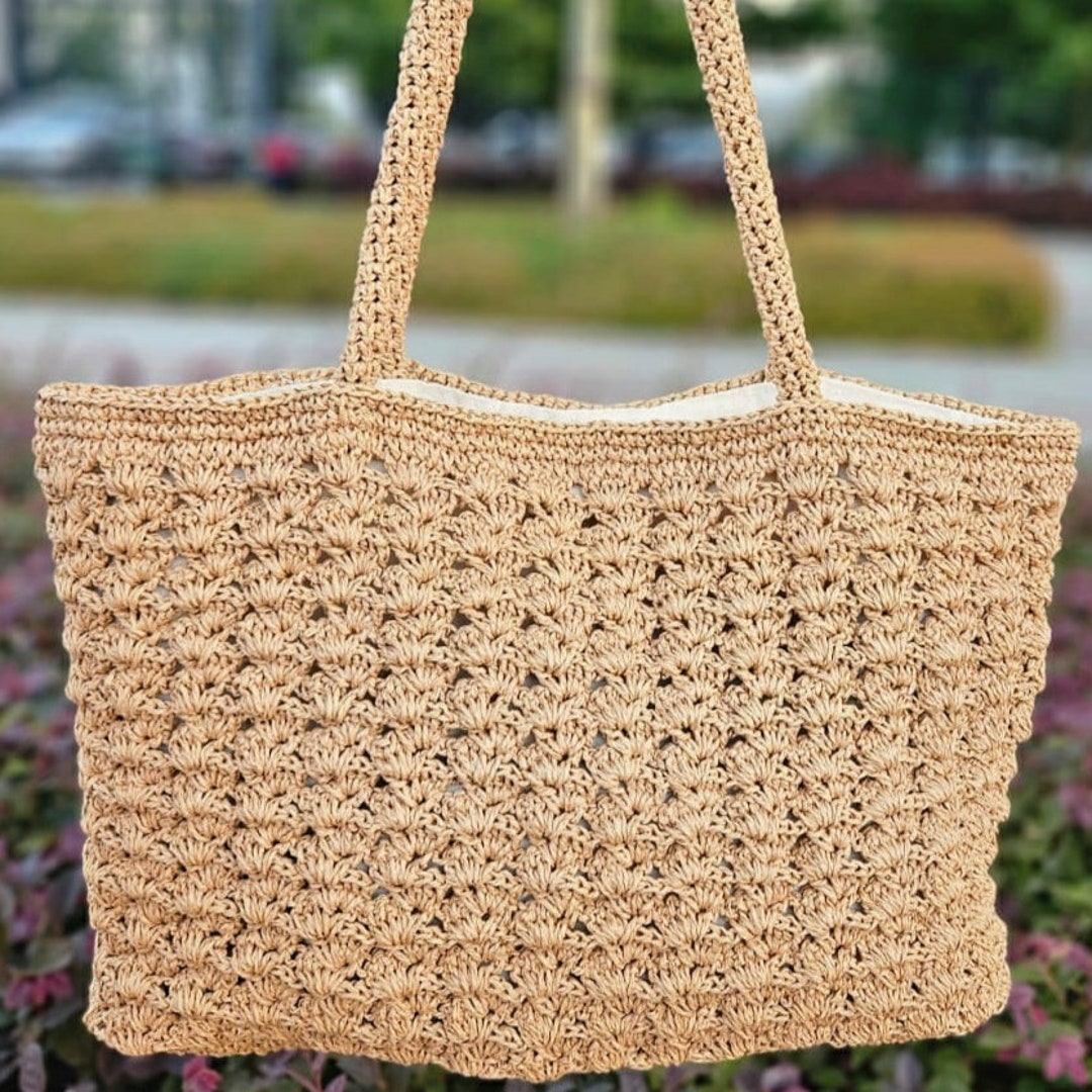 Bolso de Mujer de Cordel de Papel Tejido Artesanal Tipo Oysho Estilo Ecologico Etsy Mexico