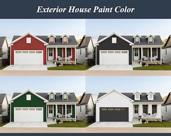 Custom Exterior House Paint Color Palette: E-Design Service