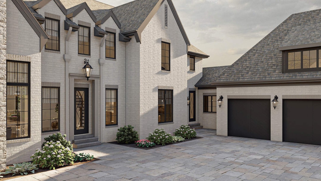 Exterior Home Design, Online Exterior House 3D Rendering, 3D