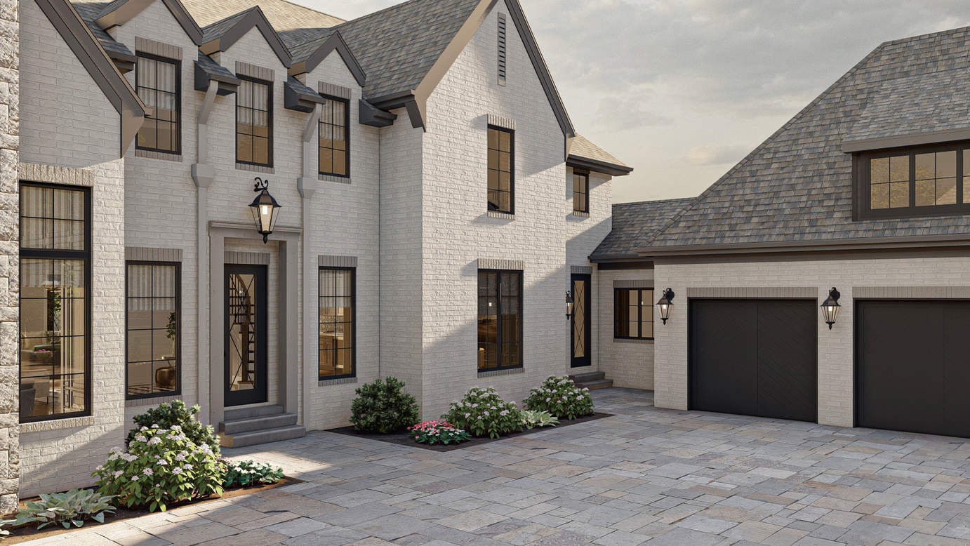 Exterior Home Design, Online Exterior House 3D Rendering, 3D Architectural Visualization