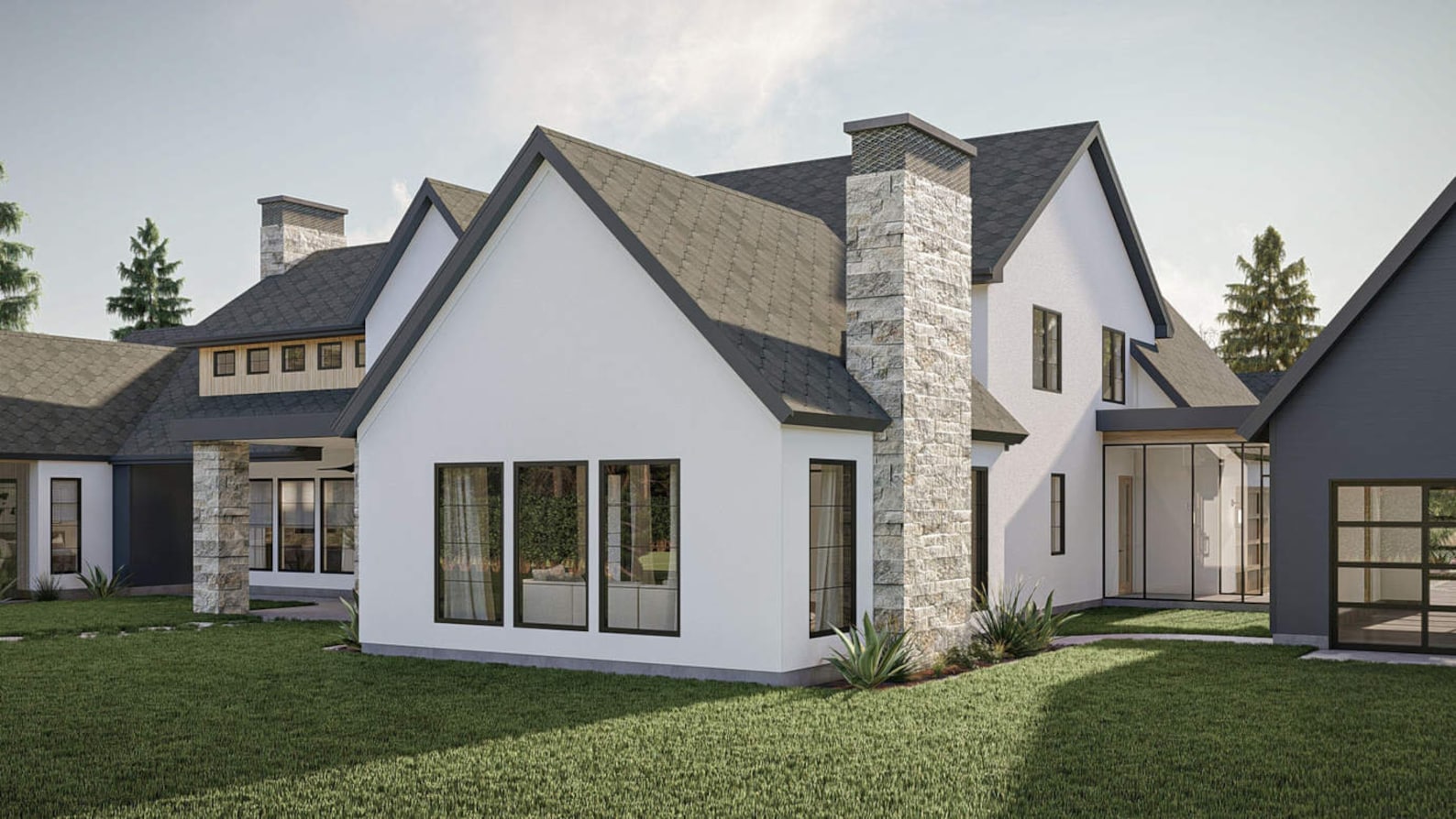 Online House Exterior Design, 3D Architectural Rendering, Realistic ...