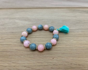 Mala Perlenarmband mit Quaste