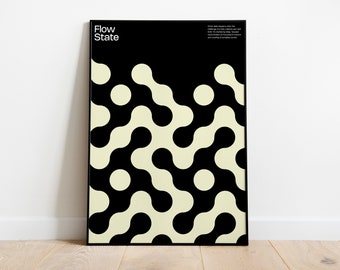 Grafisch ontwerpposter, Bauhaus-poster, educatieve posters, housewarmingcadeau, designtheorie, grafisch ontwerper, kantoorinrichting, kantoorafdrukken