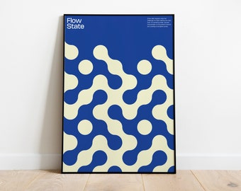 Poster Bauhaus, stampa dal design geometrico (download digitale)