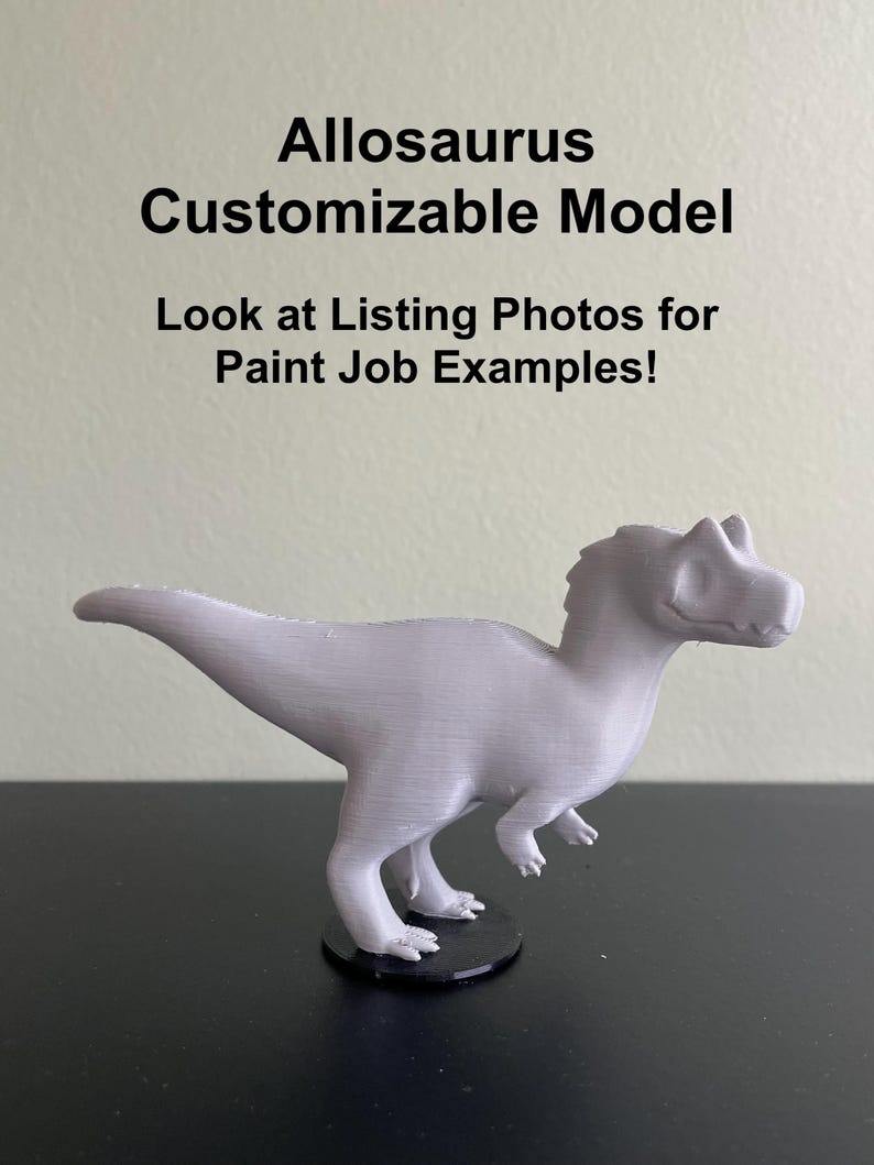 PREORDER Custom Allosaurus Dinosaur Model _ Please Read Item ...