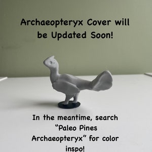 Customizable Archaeopteryx Dinosaur Model _ Please Read Item Description!!