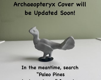 Anpassningsbar Archaeopteryx-dinosauriemodell _ Läs artikelbeskrivningen!!