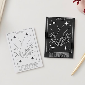 Tarot Card Bridesmaid Proposal
