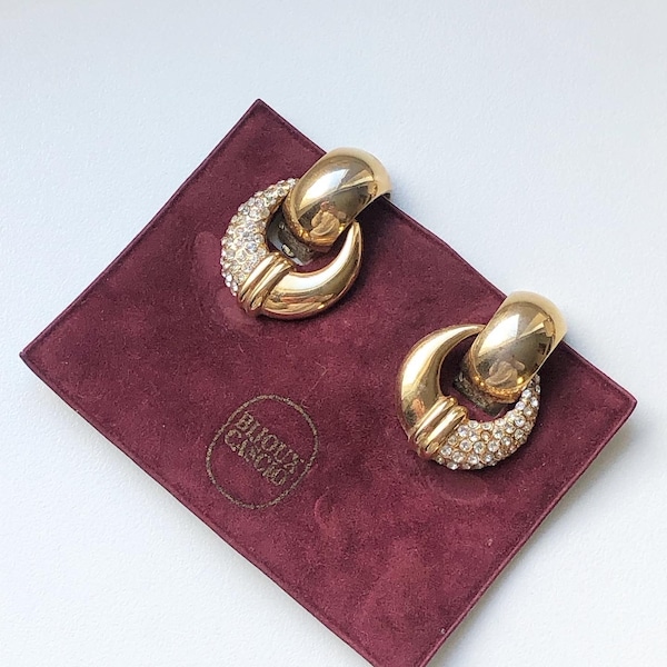 Vintage Bijoux Cascio clip on earrings