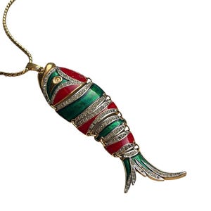 Vintage D’ORLAN necklace Fish Women&#39;s Accessory