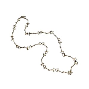 Vintage Celine Long Necklace Horsebit Gold Women's Accessory