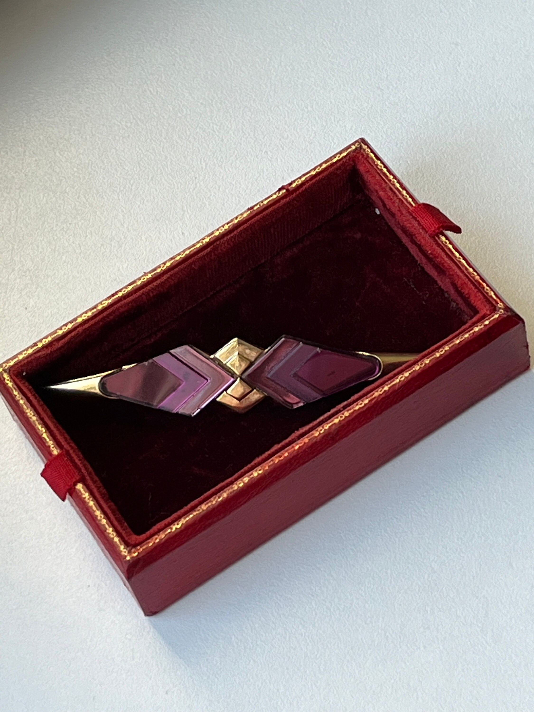 P and M Paris Brooch - Etsy