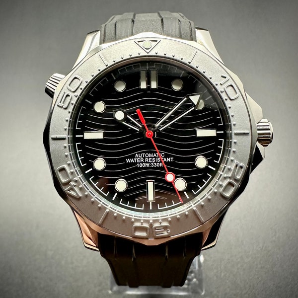 Montre automatique luxe - hommage Omega seamaster diver nekton - Mod