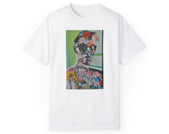 El hombre es creación Camiseta unisex teñida en prenda