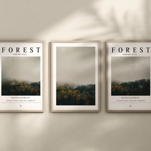 Forest Wald Poster Digital Download, Wallart