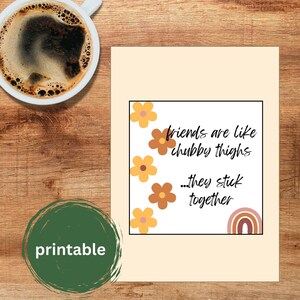 Cartão de aniversário floral para imprimir para um amigo | Download digital | Cartão de feliz aniversário para imprimir em casa