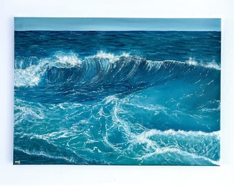 Oceano / Pittura a olio 70x50 cm