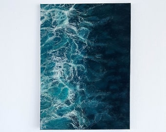 Estetica dell'oceano / Pittura acrilica 50x70 cm