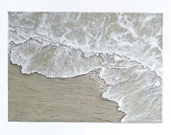 Sandstrand | Oljemålning 70 x 50 cm + TRYCK