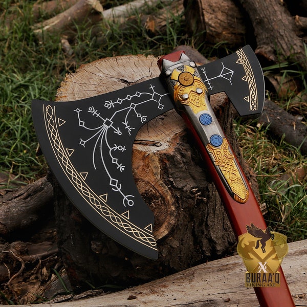 Leviathan Axe | Viking Axe | Axe | Axe Viking | Viking Axe Handmade | Viking | Hand Forged Axe | Hatchet | Viking Hatchet | fathers day gift