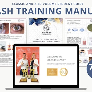 Eyelash Extensions Training Manual | Lash Training | Volume Lash Training | Lash Mapping Forms | Lashes User Guide