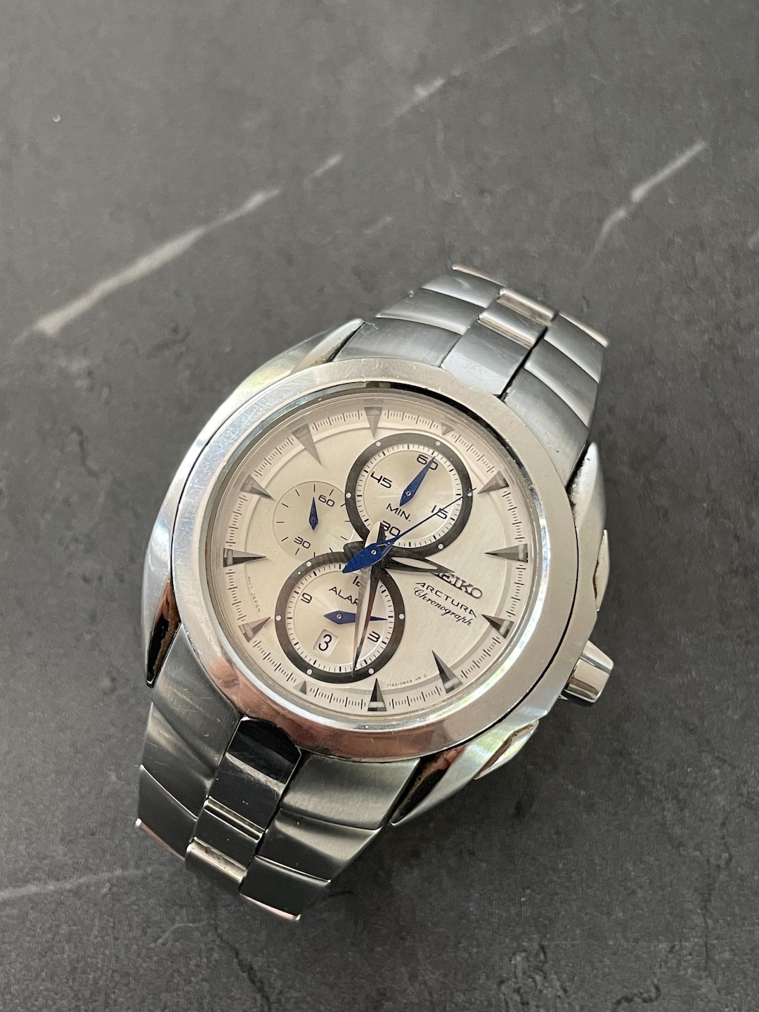 Seiko Arctura Kinetic Chronograph Men's Watch 45 Mm - Etsy