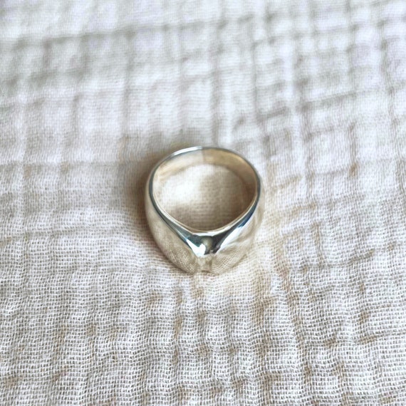 Vintage Georg Jensen Solid Sterling Silver Ring, … - image 4