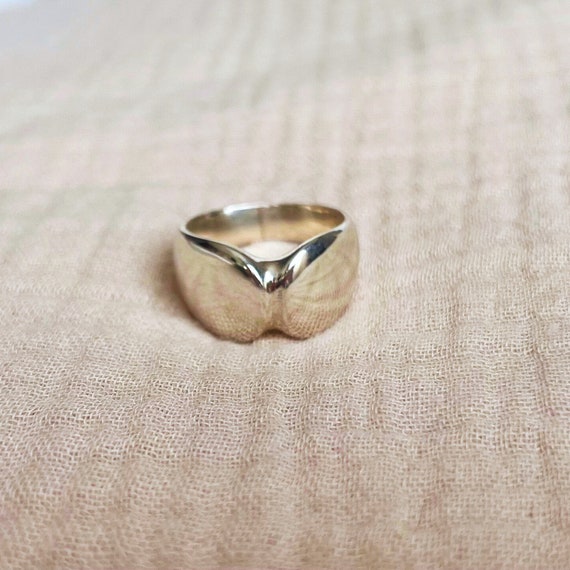 Vintage Georg Jensen Solid Sterling Silver Ring, … - image 3