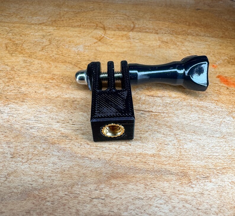 Universal 3D Printed Tripod Mount for Gopro & Action Cameras | 1/4-inch ...