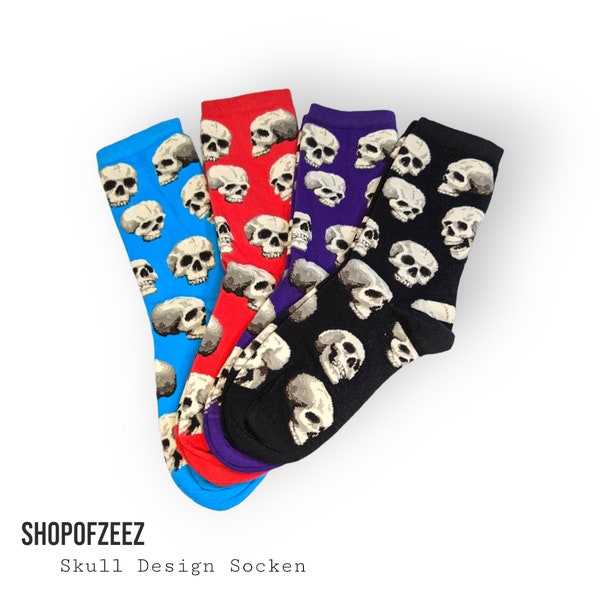 Skull Design Socken