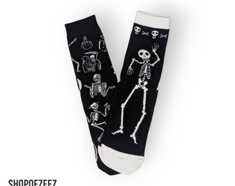 Skelett Design Socken