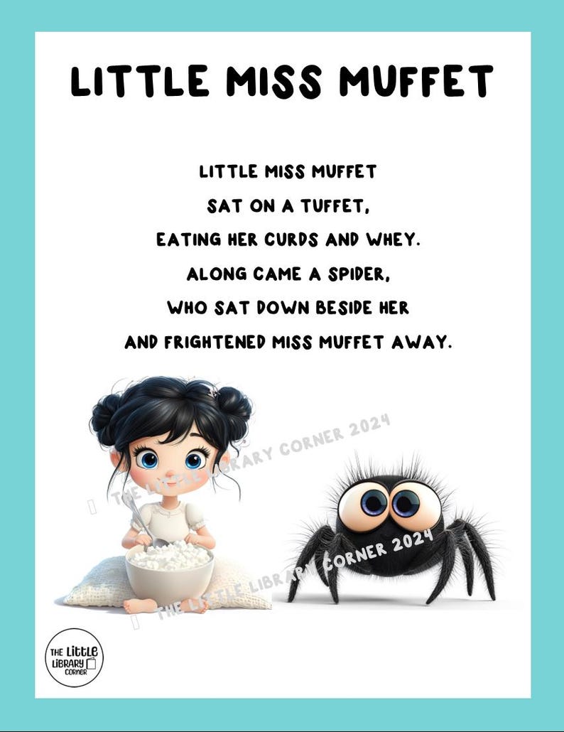Nursery Rhyme Printable Posters - Etsy Canada