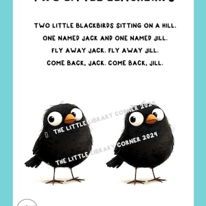 Nursery Rhyme Printable Posters