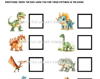 Dinosaur Scavenger Hunt
