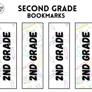 Second Grade Bookmarks