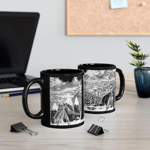 Taza de Guts vs Griffith Berserk (325 ml y 430 ml) / Ilustración de batalla de anime