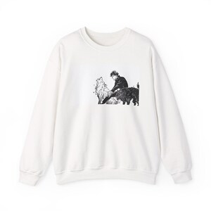 Sudadera con cuello redondo de perro demonio de Megumi Fushiguro imagen 2